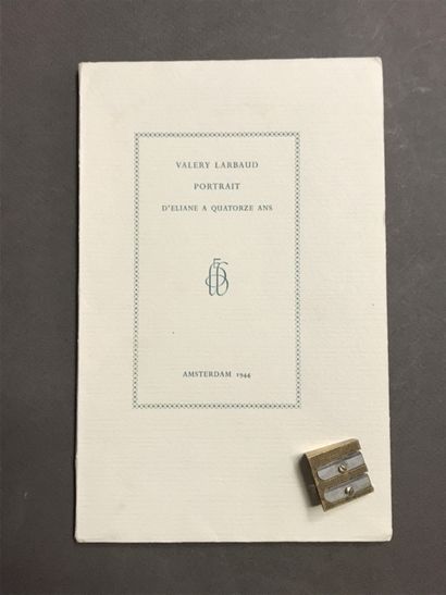 LARBAUD (Valery) - 3 paperback booklets:
-...