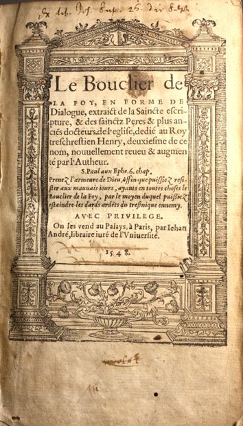 GRENIER (Nicolas). Le Bouclier de la foy,...
