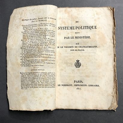 5 paperback booklets:
- CHATEAUBRIAND. On...