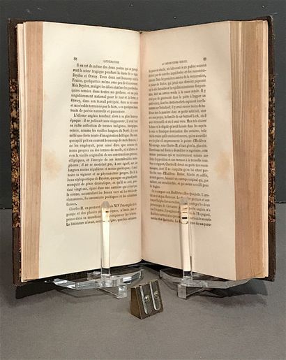 LITERATURE. 3 works, 10 volumes:
- MILLEVOYE...