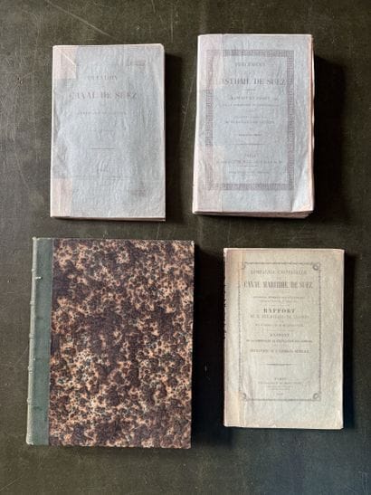 SUEZ CANAL 4 volumes:
- LESSEPS (Ferdinand...