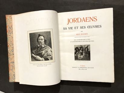 ROOSES (Max). Jordaens. His Life and Works.
Paris,...