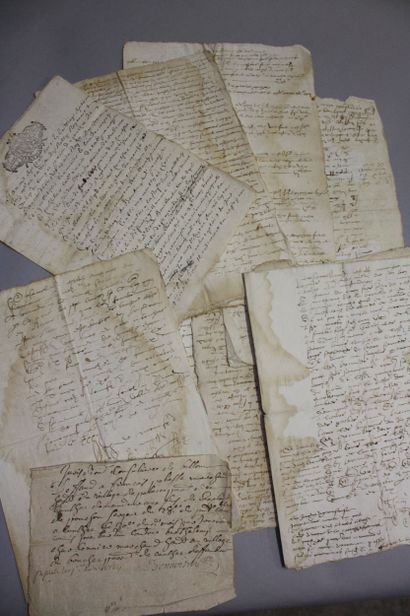 [AUVERGNE - 16th-Century Manuscript Archives]....