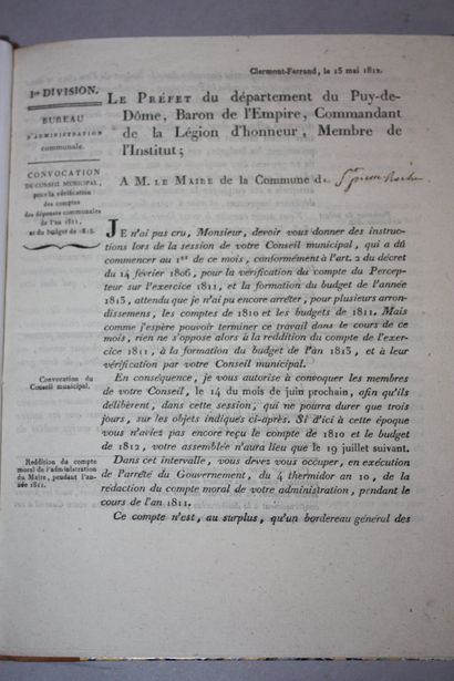 POIDEBARD (W.). Notice sur Monsieur de Saint-Fonds...