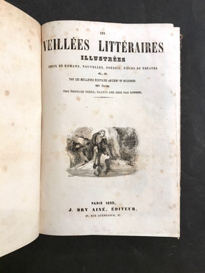 ILLUSTRATED BOOKS. 3 bound volumes:
- BAZIN...