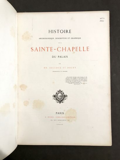 [PARIS]. 3 volumes.
- MAROLLES (Michel de)....