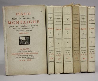MONTAIGNE. Les Essais. 
Paris, Horizons de...