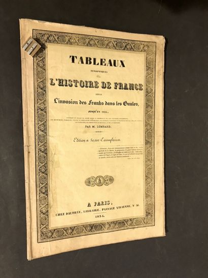 2 works 
- LOMBARD (B.). Synoptic Tables...