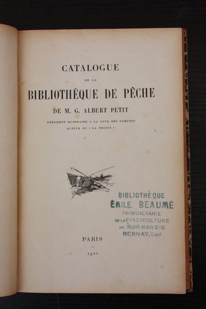 PETIT (G. Albert). Catalog of the Library...