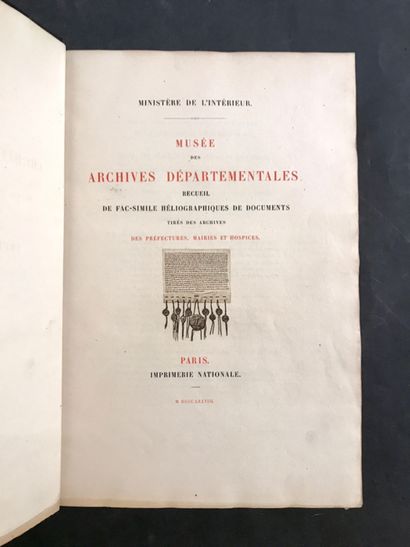2 works:
- [AUTOGRAPHS] - [MAURY (A.) (ed.)]....
