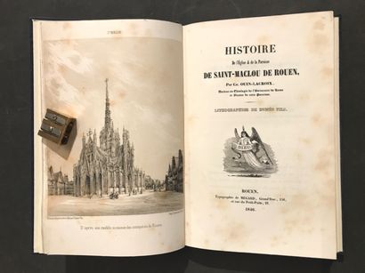 [ROUEN], 4 volumes: 
- OUIN-LACROIX (Abbé...