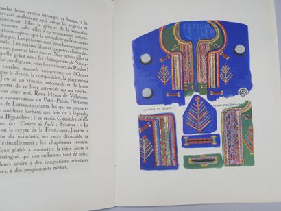 LA VARENDE (Jean de) MEHEUT (Mathurin). Embroidery...