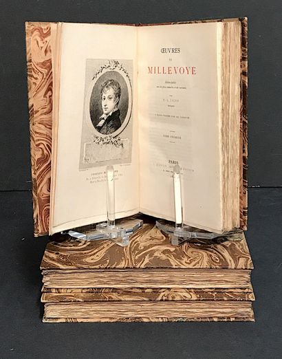 LITERATURE. 3 works, 10 volumes:
- MILLEVOYE...