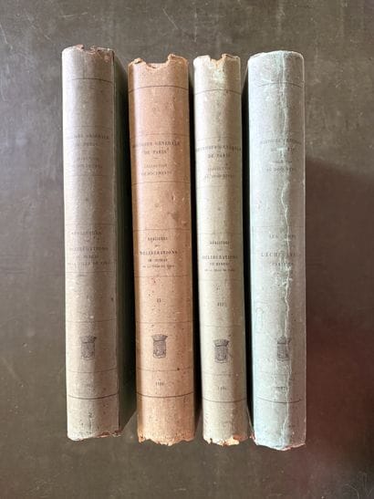 PARIS. 2 works, 4 volumes:
- BONNARDOT (François),...