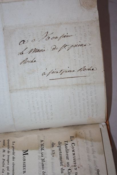 POIDEBARD (W.). Notice sur Monsieur de Saint-Fonds...
