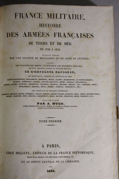 HUGO (A.). La France militaire. Histoire...
