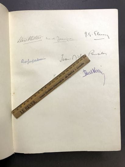 AVIATION. Album signed by 75 aviators, including...