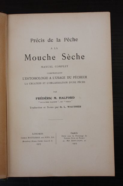 HALFORD (Frederic M.). A Guide to Dry Fly...