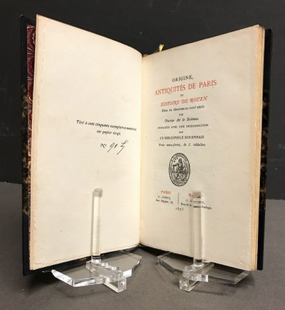 [ROUEN], 4 volumes: 
- OUIN-LACROIX (Abbé...