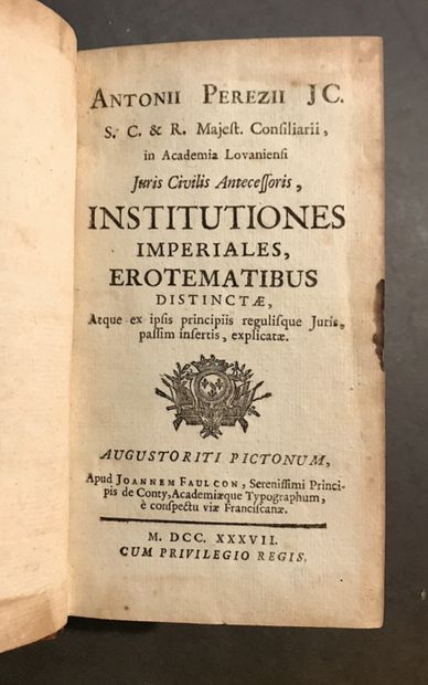 LAW CANON LAW. 3 works, 6 volumes:
- [LE...