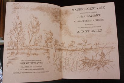 CLAMART (J. A.) [STEINLEN (A.-D.)]. Hunting.
Bièvre,...