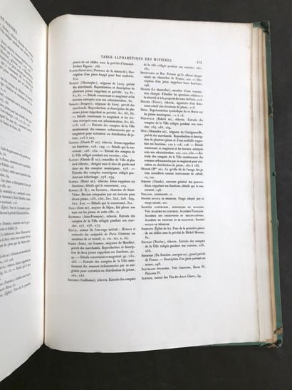 PARIS. 2 works, 4 volumes:
- BONNARDOT (François),...