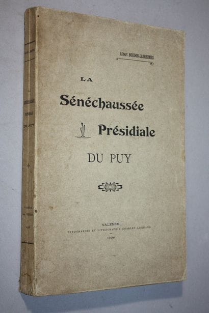 BOUDON-LASHERME (Albert). La Sénéchaussée...