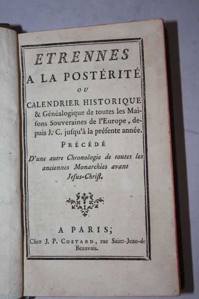 La France ecclésiastique, ou état présent...