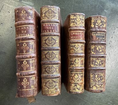 4 volumes:
- Ordinance of Louis XIV... Issued...