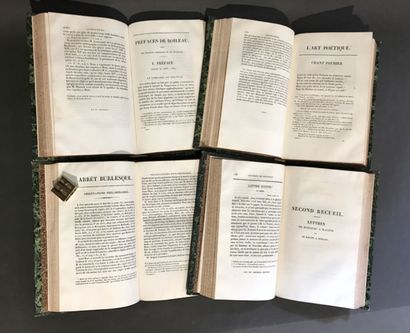 BOILEAU (Nicolas). Works. Collated from early...