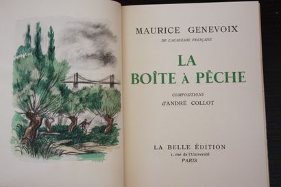 GENEVOIX (Maurice). *La Boîte à pêche* (illustrated...