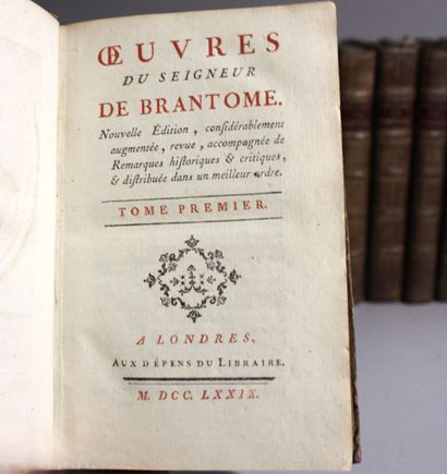 BRANTOME (Pierre de BOURDEILLE, Lord of)....