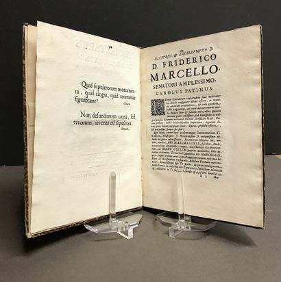 PATIN (Charles). Commentarius Caroli Patini,...
