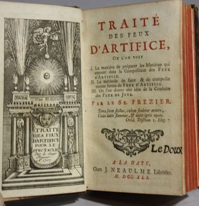 FREZIER (Amédée François). Treatise on fireworks,...