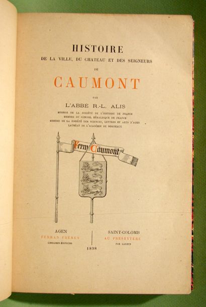 REGIONALISM: 6 volumes
- ALIS (Abbé R.-L.)....
