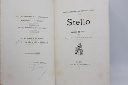 VIGNY (Alfred de) [SCOTT, Georges]. Stello.
Paris,...