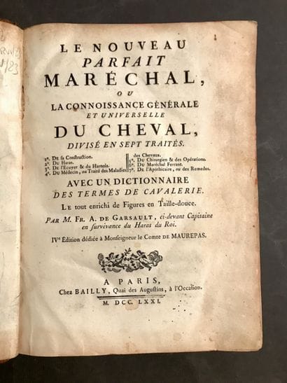 GARSAULT (François-Alexandre de). *The New...