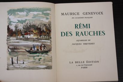 GENEVOIX (Maurice). *La Boîte à pêche* (illustrated...