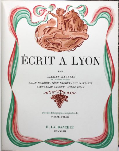 [HENRIOT (Emile, Texts compiled by) [FALKE...