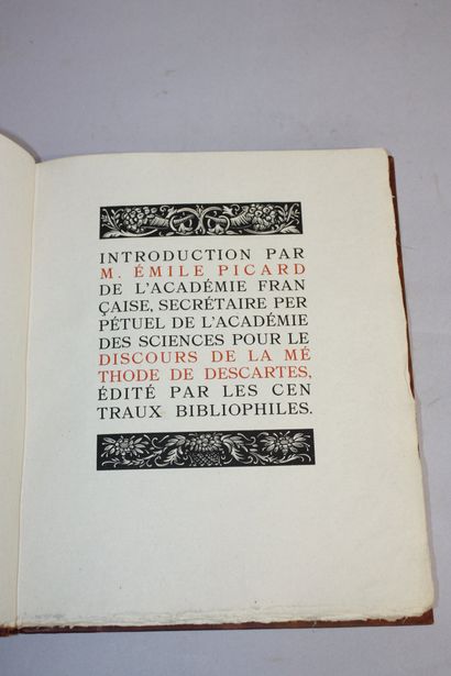 DESCARTES (R.). Le Discours de la Méthode....