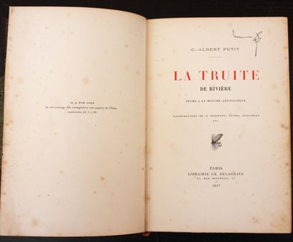 PETIT (G.-Albert). The River Trout. Artificial...