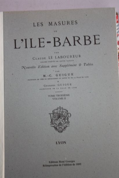 LE LABOUREUR (Claude) GUIGUE (M.-C.). Les...
