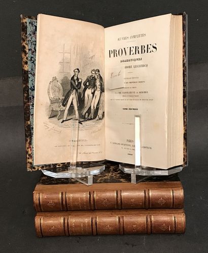 LITERATURE. 3 works, 10 volumes:
- MILLEVOYE...