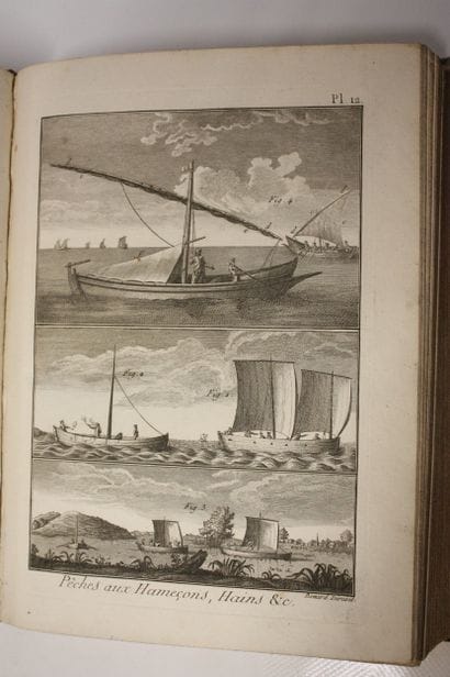 [ENCYCLOPEDIE - PECHE]. Collection of plates...