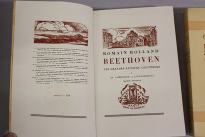 ROLLAND (Romain). Beethoven. Les grandes...