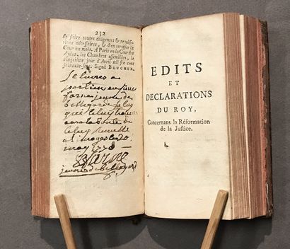 4 volumes:
- Ordinance of Louis XIV... Issued...