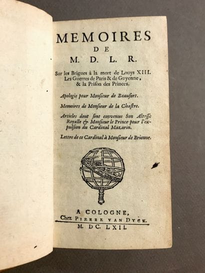[LA ROCHEFOUCAULD (François, Duke of)]. Memoirs...