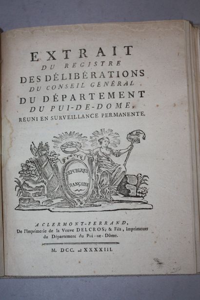 [SAINT-PIERRE-ROCHE]. DOCUMENTS ADMINISTRATIFS....