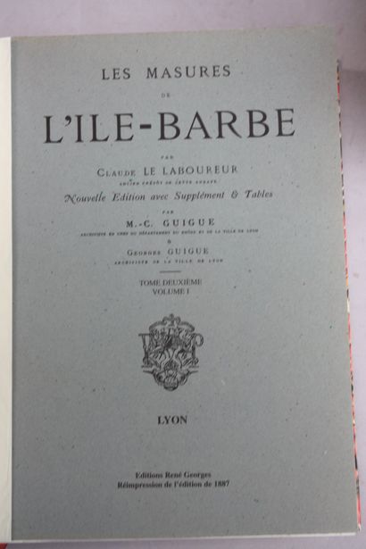 LE LABOUREUR (Claude) GUIGUE (M.-C.). Les...