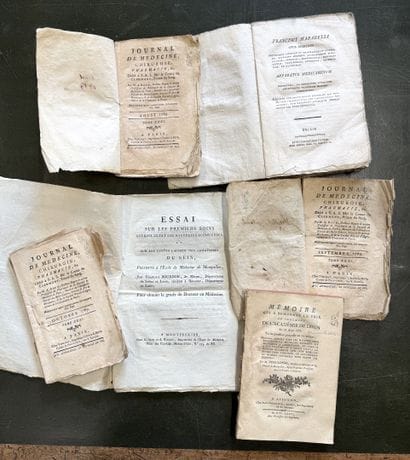 MEDICINE. 6 books and pamphlets:
- BOURDON...